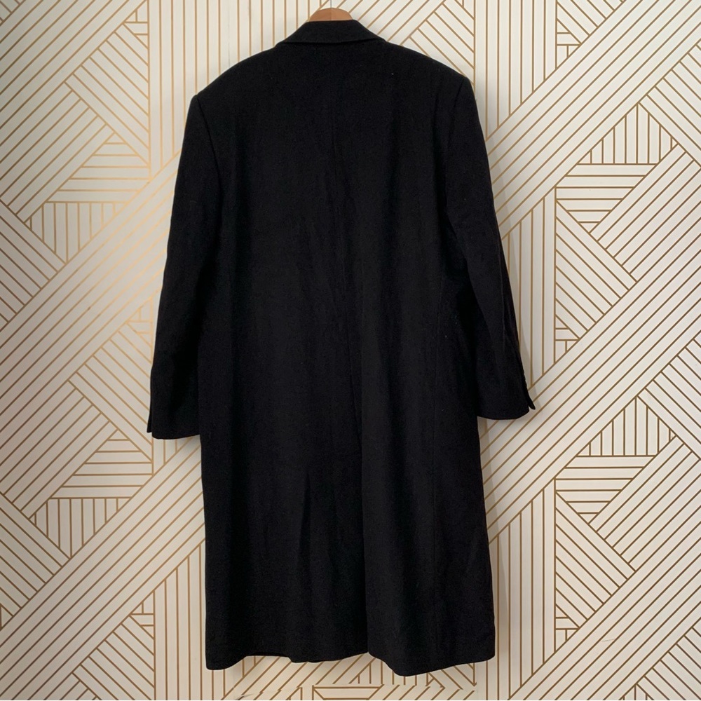 Daniel Cremieux 100% Cashmere Top Coat Overcoat 
Peacoat black 48L for Dillards - Picture 10 of 12